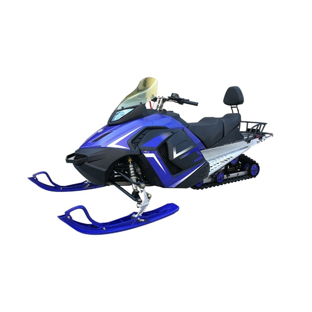 China Snowmobile 300cc Snowmobile All Terrain Sled Electric Mountain Bike Snow Track Vehicle Snow Sled Runners