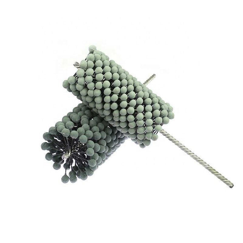 Deburring Abrasive Brush Silicon Carbide Ball Cylinder Tube Honing Brush Aluminum Oxide Brushes for Polishing Edge Blending