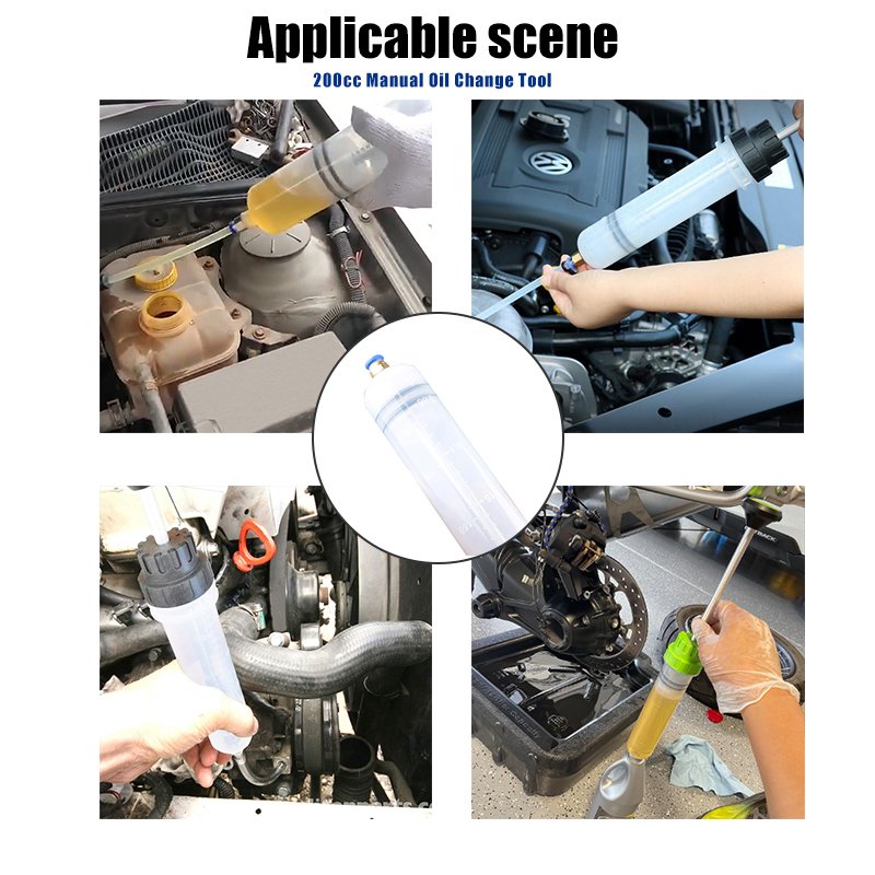 Automotive Tools 200cc Syringe Car Brake System Fluid Bleeder Kit Brake Bleeder Fluid Pump Brake Bleeder Kit