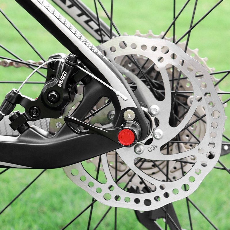 MUQZI MTB Road Bike Brake Calipers 140mm 160mm 180mm Bike Disc Brake Rotor With Brake Cable Kit