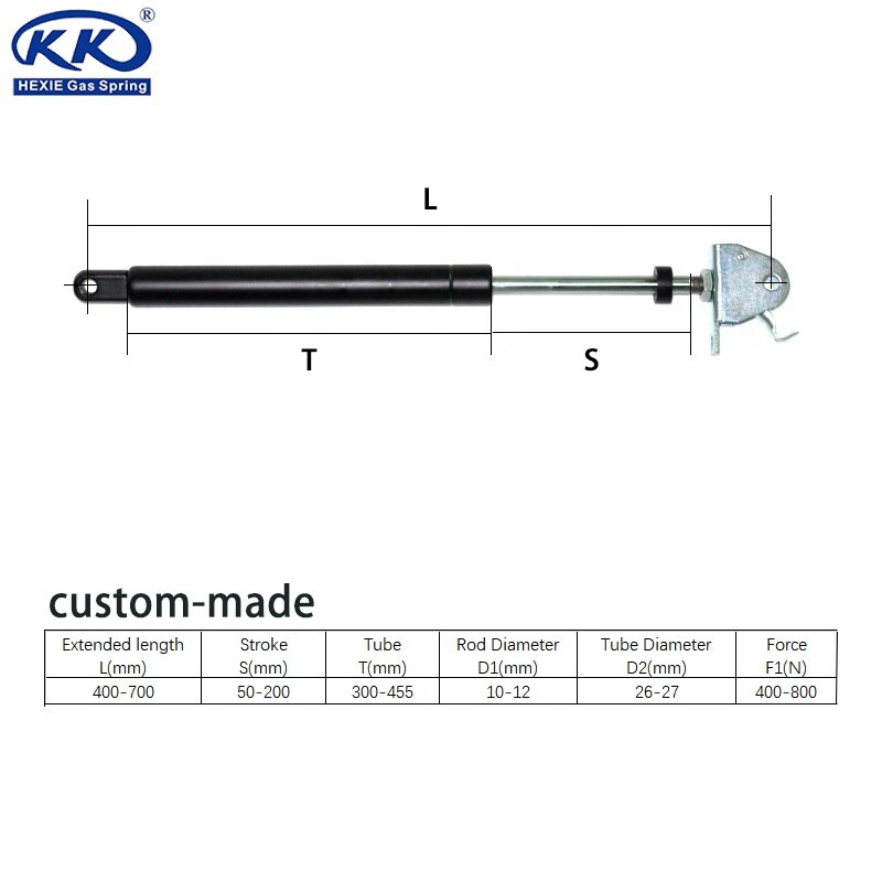 Hot Selling Medical Bed Using Lever Brake 500N 650N Rigid Self-Locking Nitrogen Gas Strut