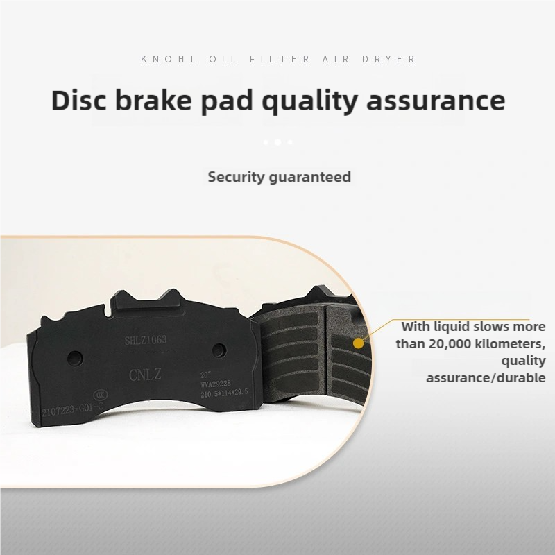 High-Quality Semi-Trailer Brake Pads for BPW Axle & Fuwa Axle Disc Brake Pads Suitable for 10-13 Tons Durable And Reliable