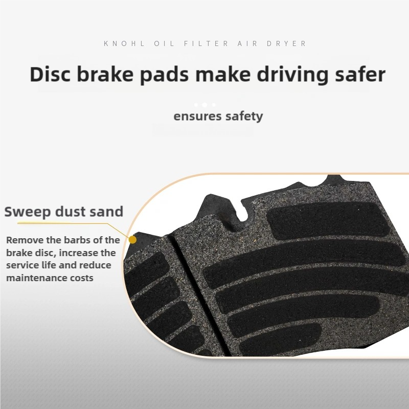 High-Quality Semi-Trailer Brake Pads for BPW Axle & Fuwa Axle Disc Brake Pads Suitable for 10-13 Tons Durable And Reliable