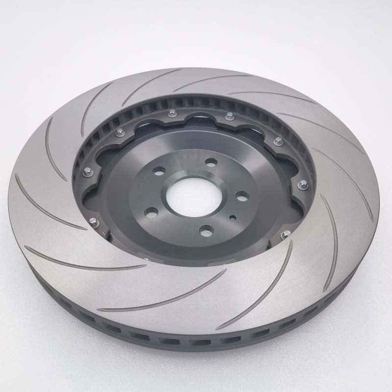 Jekit Front Brake Discs 370x34 with Floating Aluminum Center Bell Iron Material for Audi RS3 Limousine