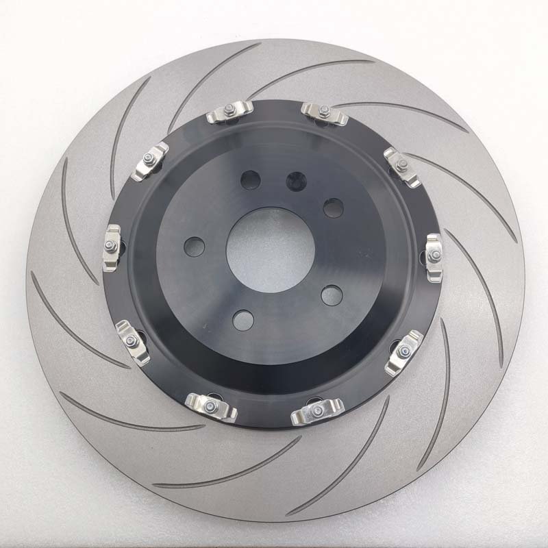 Jekit Front Brake Discs 370x34 with Floating Aluminum Center Bell Iron Material for Audi RS3 Limousine