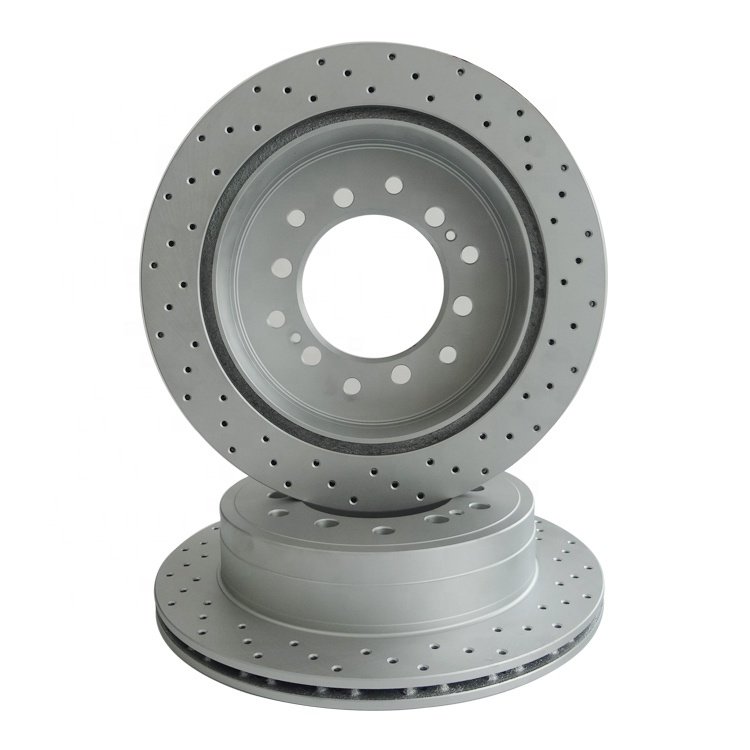 G3000 Car Sand Casting Drilled and Slotted Disc Brake Rotor for MITSUBISHI LANCER CK4 Mazda Bt50 Nissan Hikari