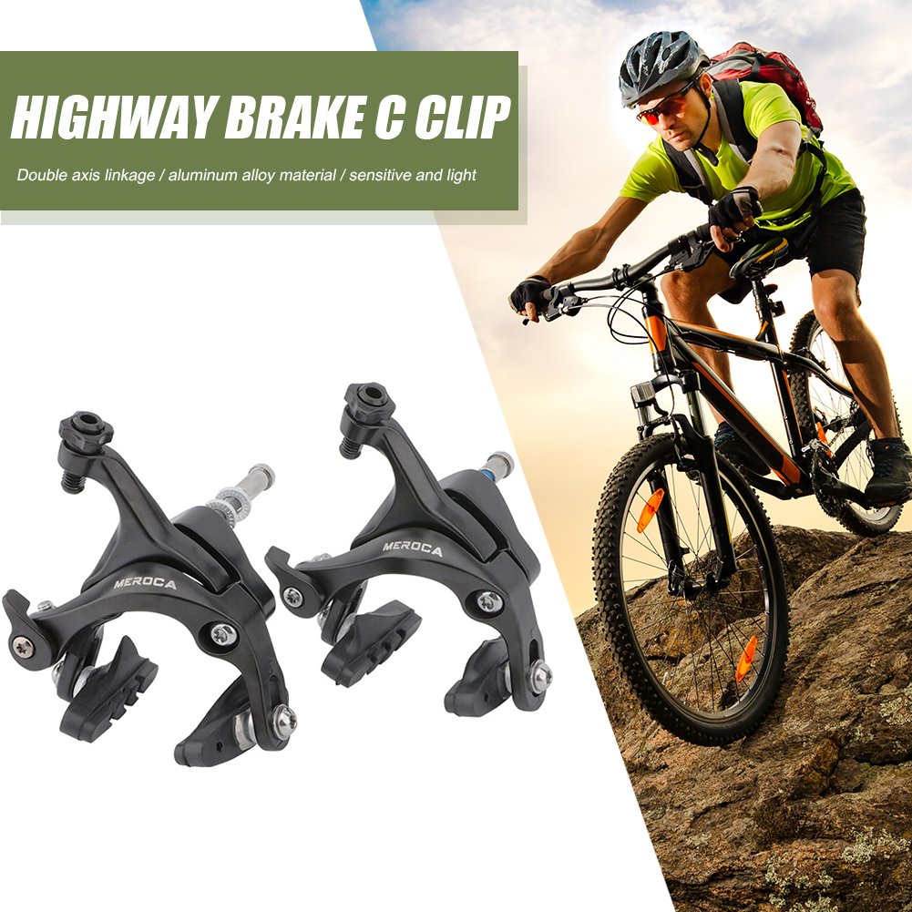 Aluminum Alloy Road Bicycle C Brake Caliper Cycling Bike Front Rear Brake Handles MTB Mountain Bicycles Brake Caliper