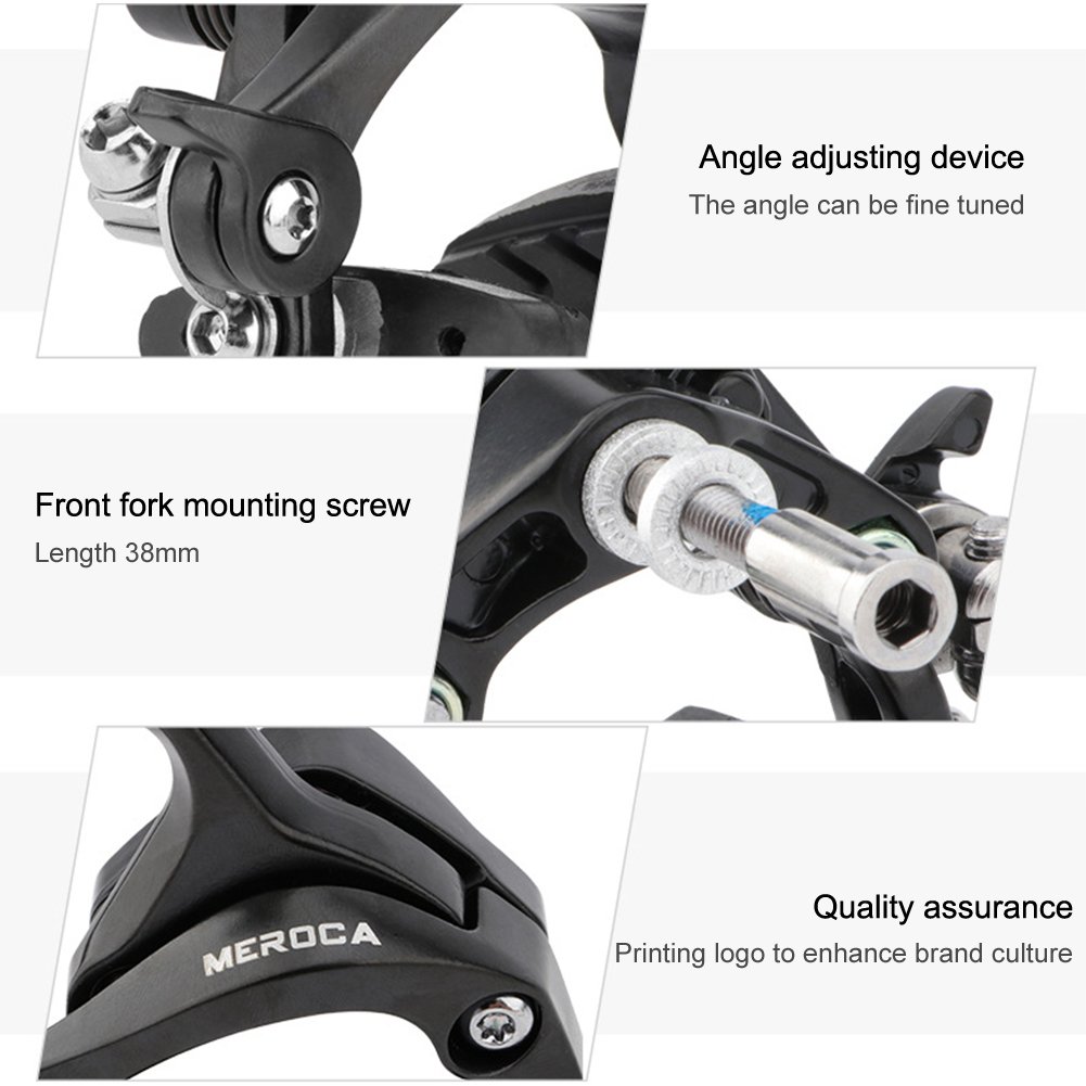 Aluminum Alloy Road Bicycle C Brake Caliper Cycling Bike Front Rear Brake Handles MTB Mountain Bicycles Brake Caliper