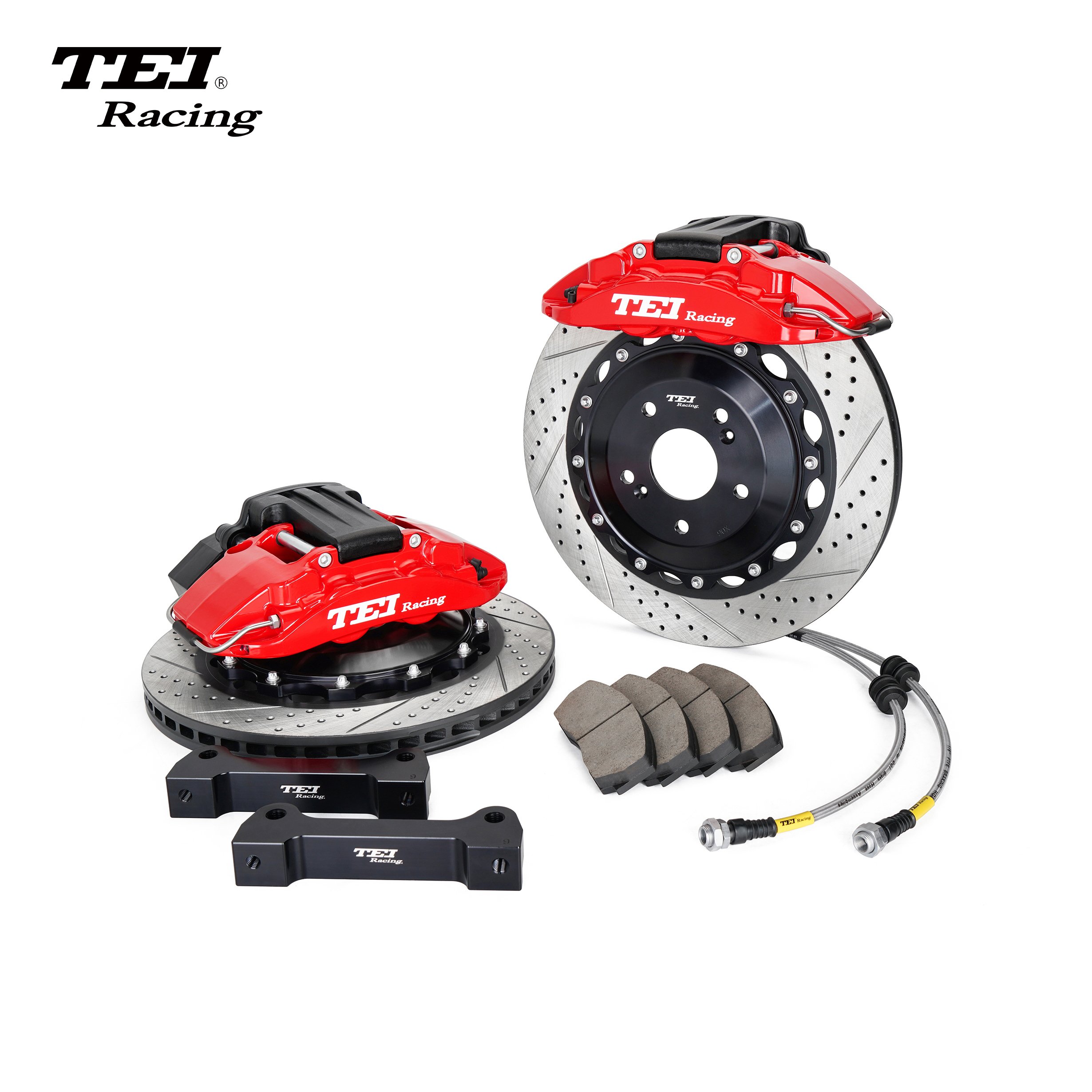 Front 6 Piston and Rear 4 Piston Caliper Big Brake Kit Keep EPB Function BBK Auto Brake System for Honda Elysion 2020 Year R20