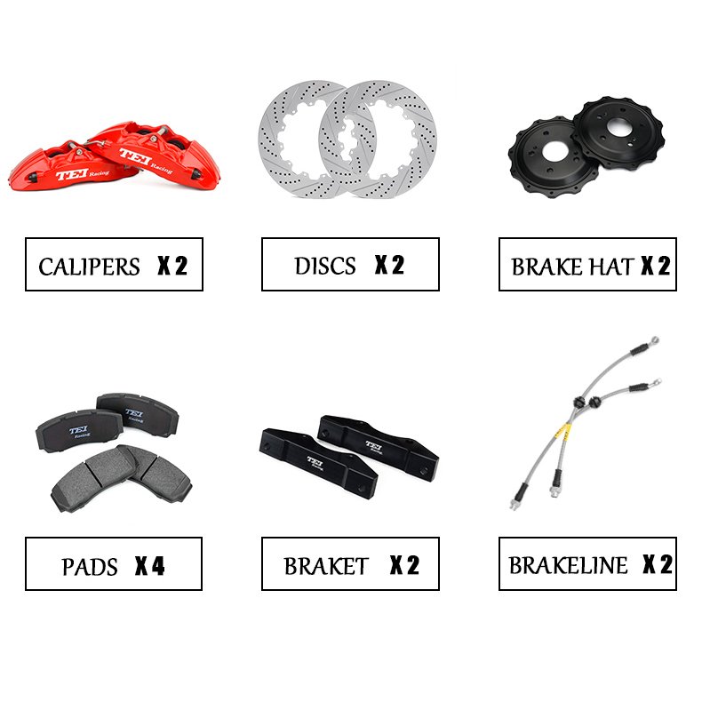 Front 6 Piston and Rear 4 Piston Caliper Big Brake Kit Keep EPB Function BBK Auto Brake System for Honda Elysion 2020 Year R20