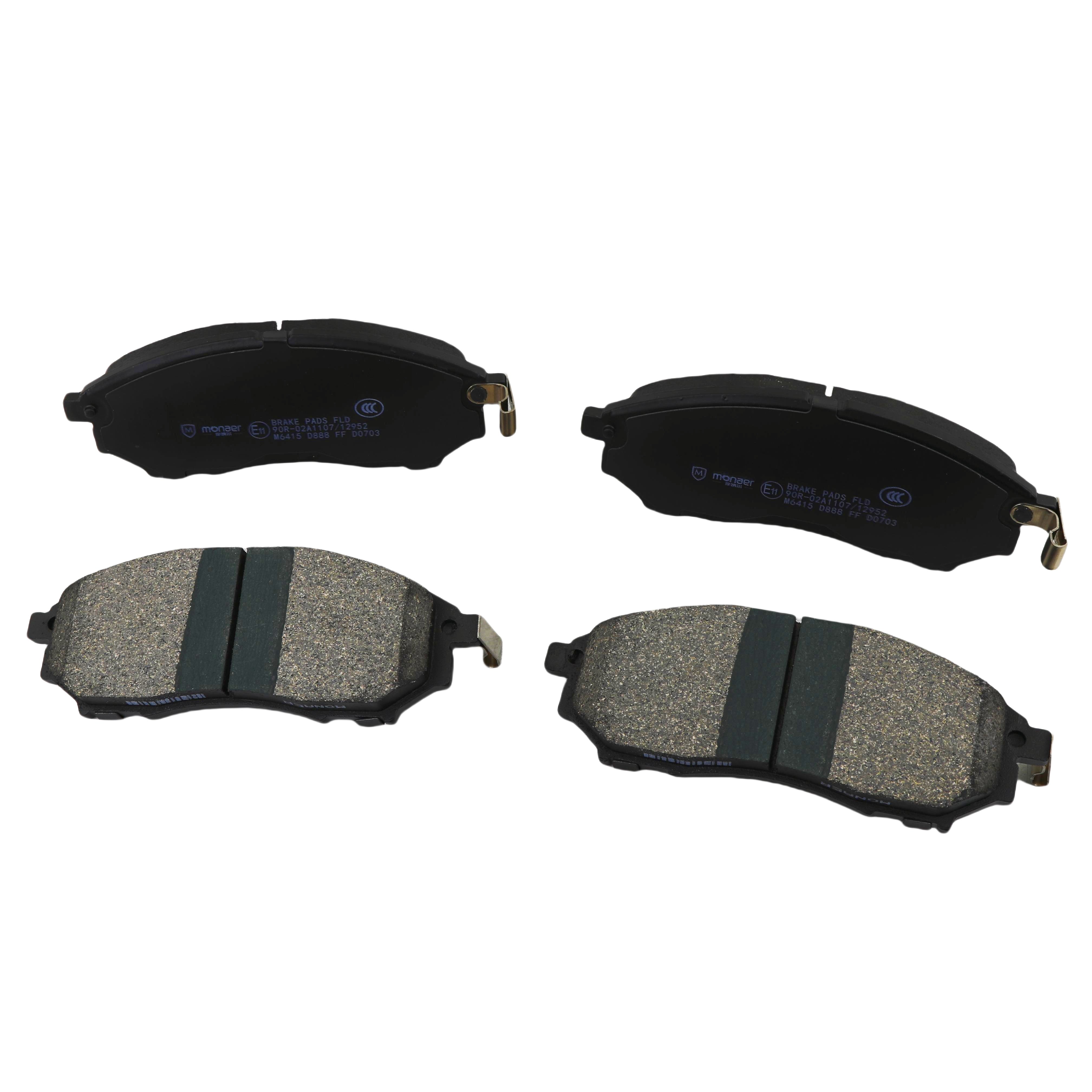Monaer Brake Pads D888 Ceramic Front Disc Brake Pad for Nissan