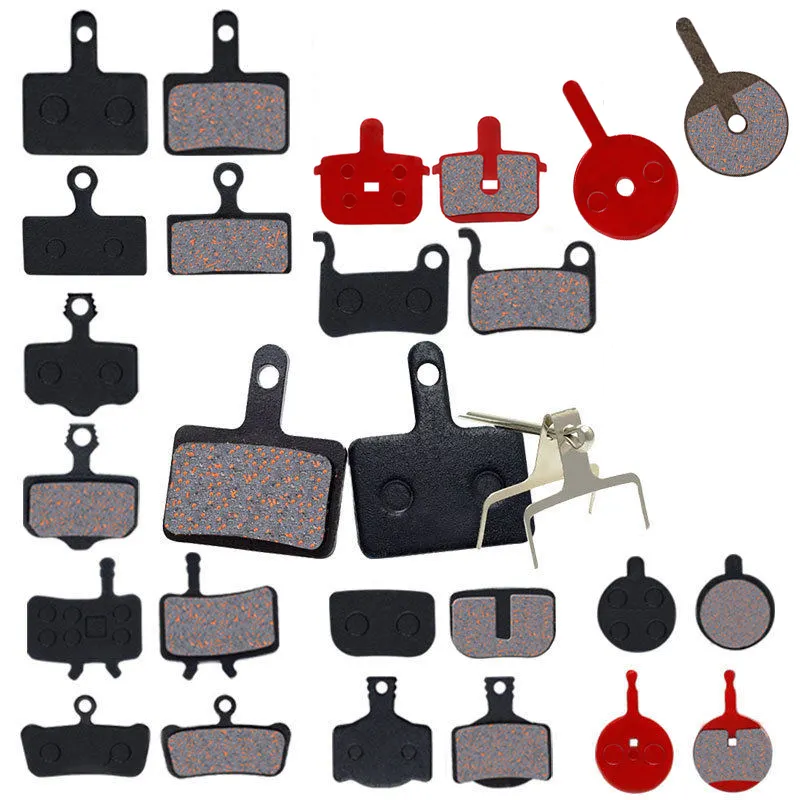 MTB Mountain Bicycle Cycling Disc Brake Pads Semi - Metallic Metal Bike Brake Pads