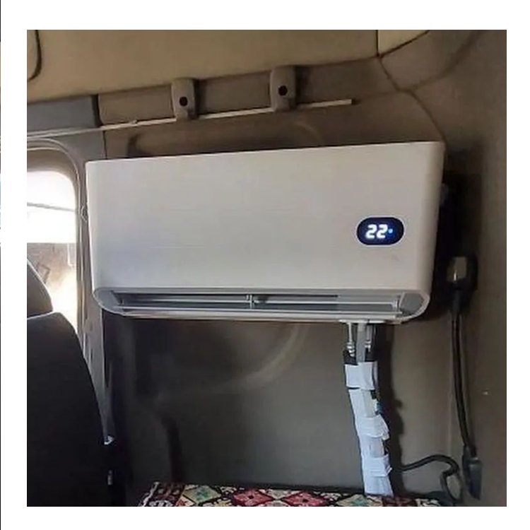 24V Electric Car Air Conditioner Portable 12V Cooler for Truck Parking Auto Parking Conditioner