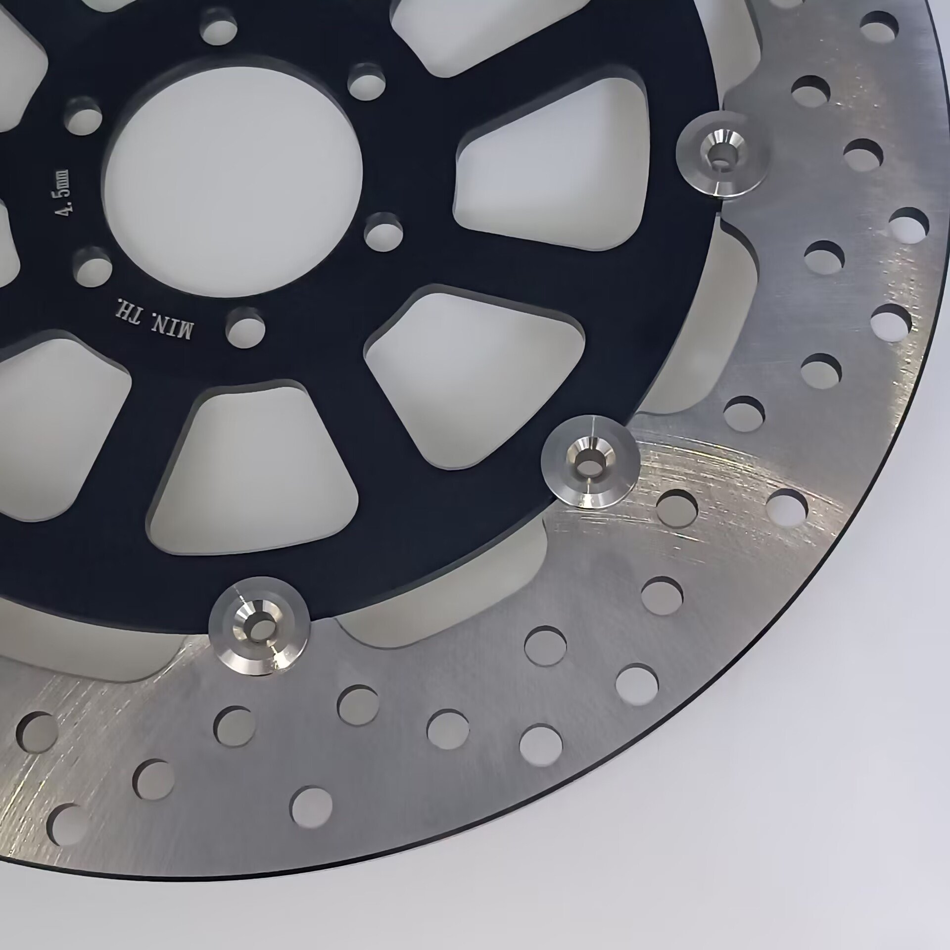 Custom 310mm Front Motorcycle Brake Disc New Condition Steel Plastic Aluminium Material