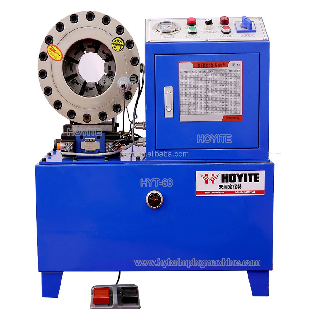 Braided Brake Hose Fitting Crimping Machine