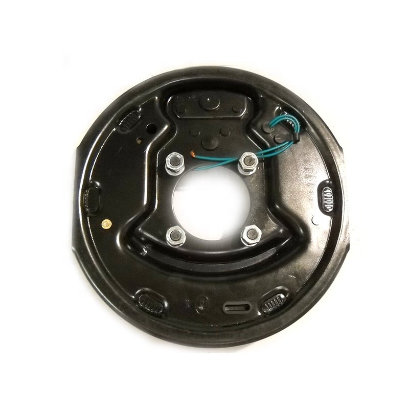 Trailer Parts Kit 5x4.75 Inch 3500 Lbs Drum Brake Assembly W/10" Left Hand Electric Backing Plate Trailer Axle Brake
