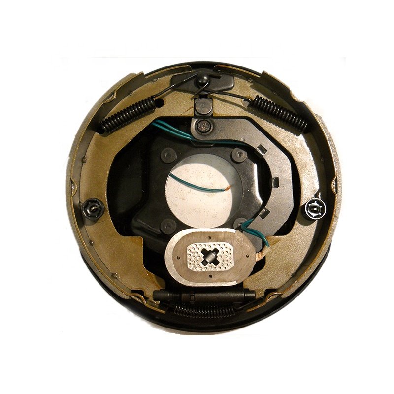 Trailer Parts Kit 5x4.75 Inch 3500 Lbs Drum Brake Assembly W/10" Left Hand Electric Backing Plate Trailer Axle Brake