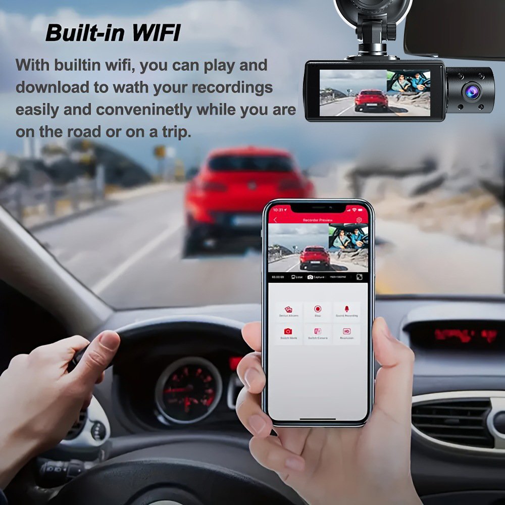 Car Road Camera for Voor Auto In-car Interior Back up Way Screen Channel Best Car Road Camera