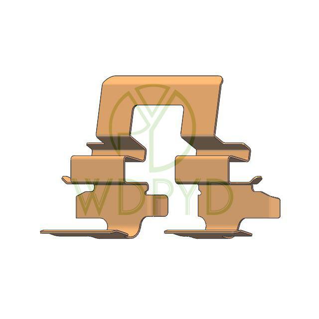 BRAKE PAD FITTING KIT BRAKE PAD ACCESSORY KIT PAD CLIPS for HINO 145 for TOYOTA CAMRY for TOYOTA AVALON D828 H828CK BX3635994