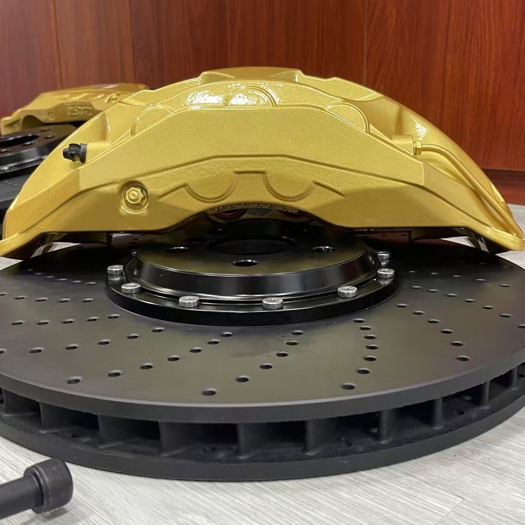 Big Brake Kit 10 Piston Brake Caliper and 420mm Carbon Ceramic Brake Black Disc,Spare Parts Car Accessories for X5 X6 Q7 Series