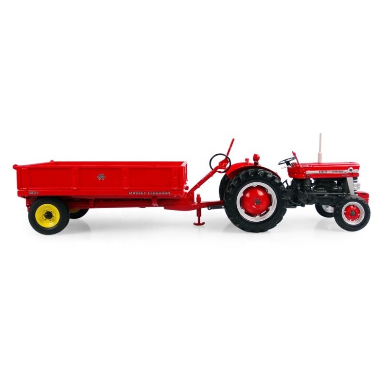 Light and Heavy Duty 7cx-5e Farm Dump Trailer for Tractor With Hydraulic Tipping System to Drop Side and Rear Tipping