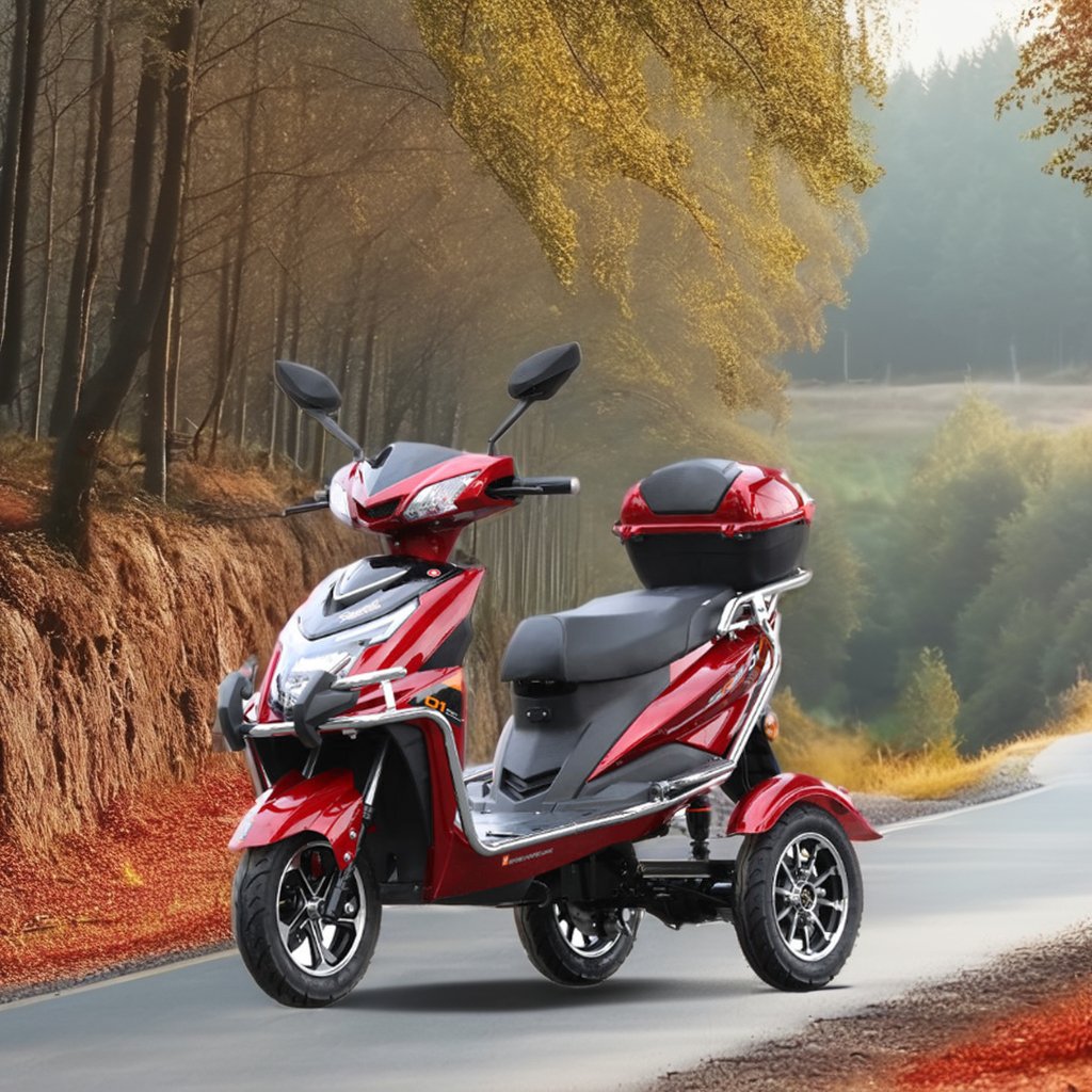 China Factory Low Price 48V Long Range 3 Wheels Electric Tricycles Electric Scooters for Adults