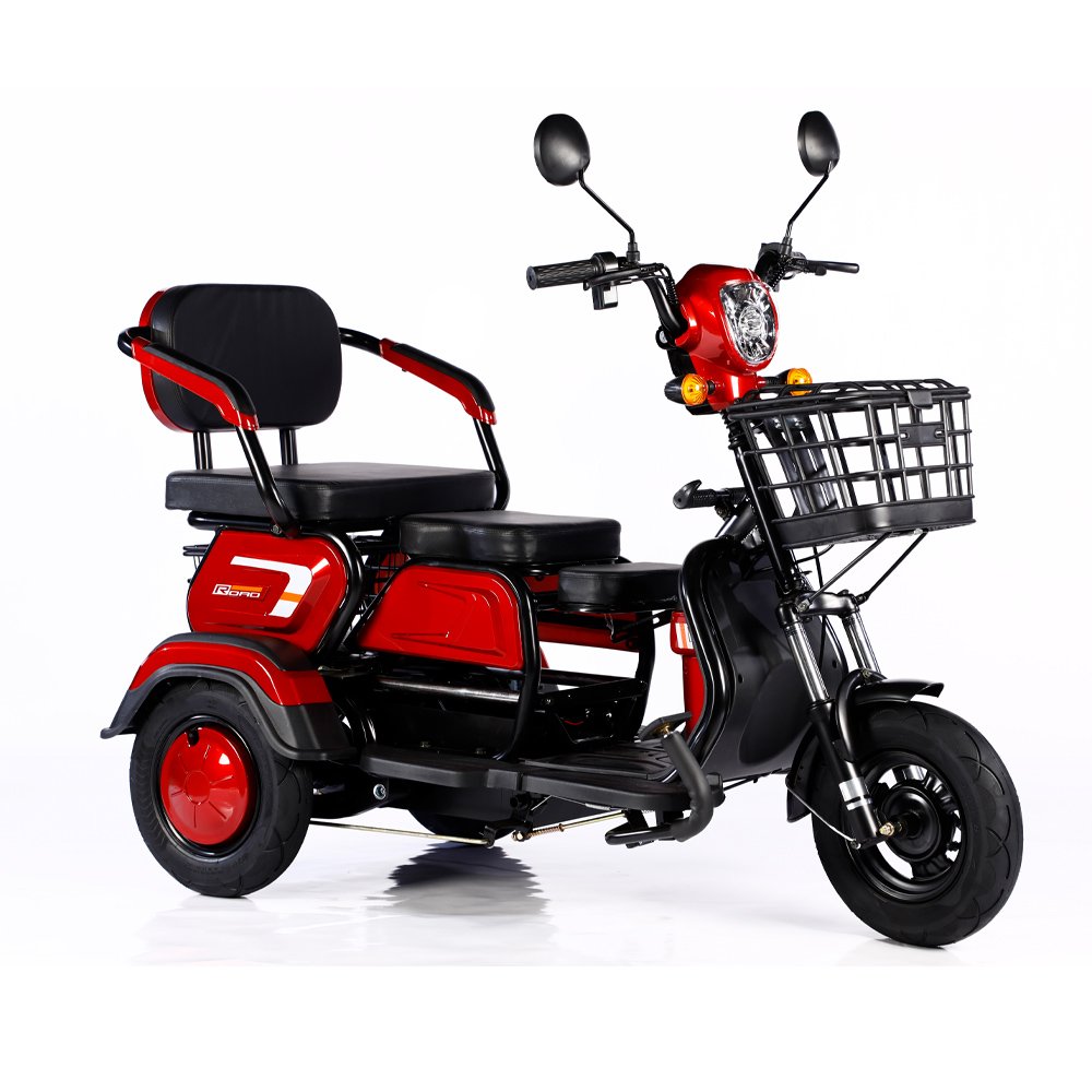High Quality 600W 48V 3 Wheel Electric Tricycle Motorcycle Family Cargo E Bike 3 Wheel Electric Bicycle