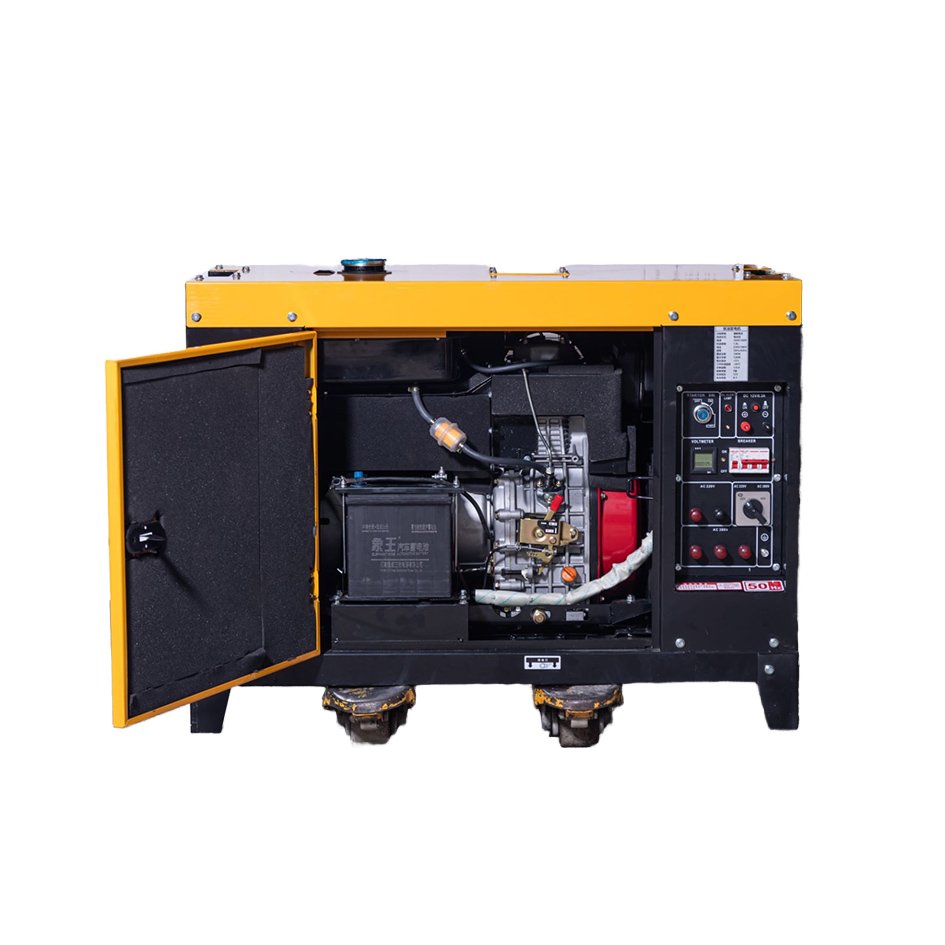 Domestic Parking Air Conditioner Diesel Generator Mobile 220v/110v 3kw 150KG 5kw 6kw 8kw 10kw 12kw Silent 230v/240v Rated