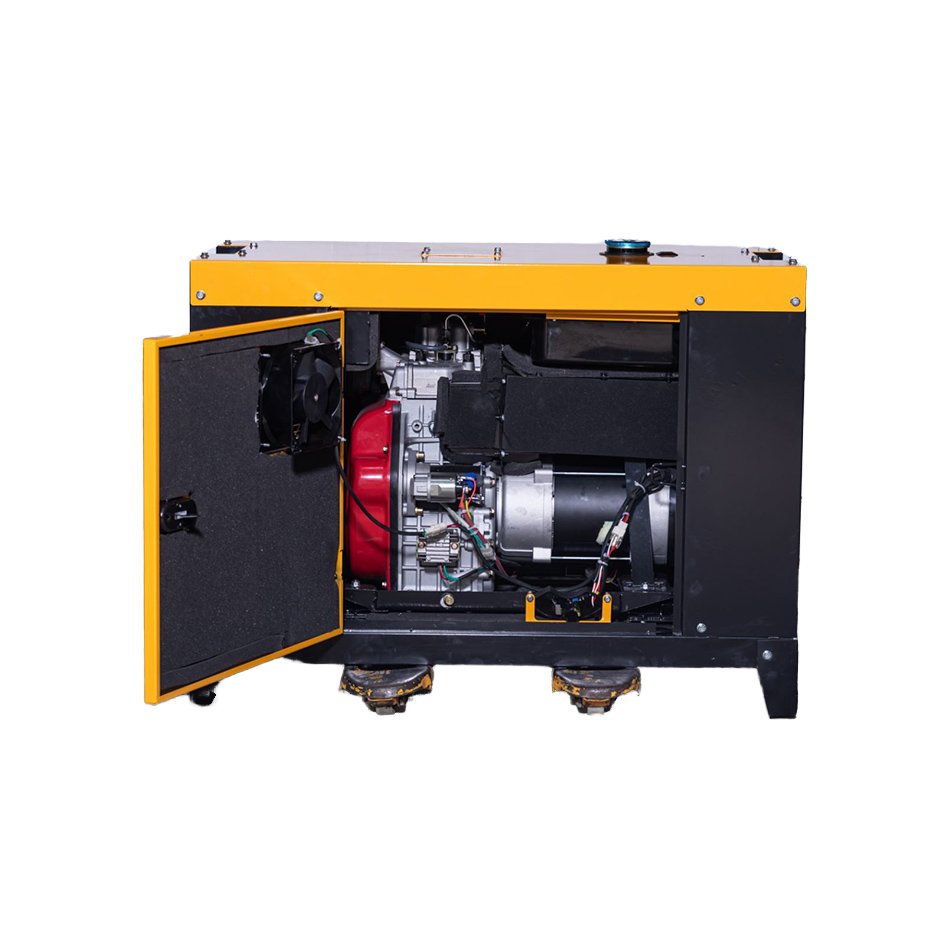 Domestic Parking Air Conditioner Diesel Generator Mobile 220v/110v 3kw 150KG 5kw 6kw 8kw 10kw 12kw Silent 230v/240v Rated