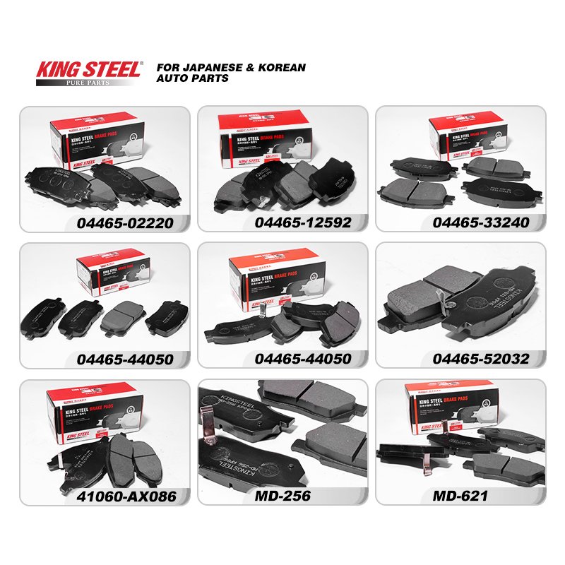 Best Chinese Wholesale Car Semi Metallic Ceramic Auto Disc Brake Pad for Toyota Vitz Hilux Hiace Corolla Ford Hyundai Honda Fit