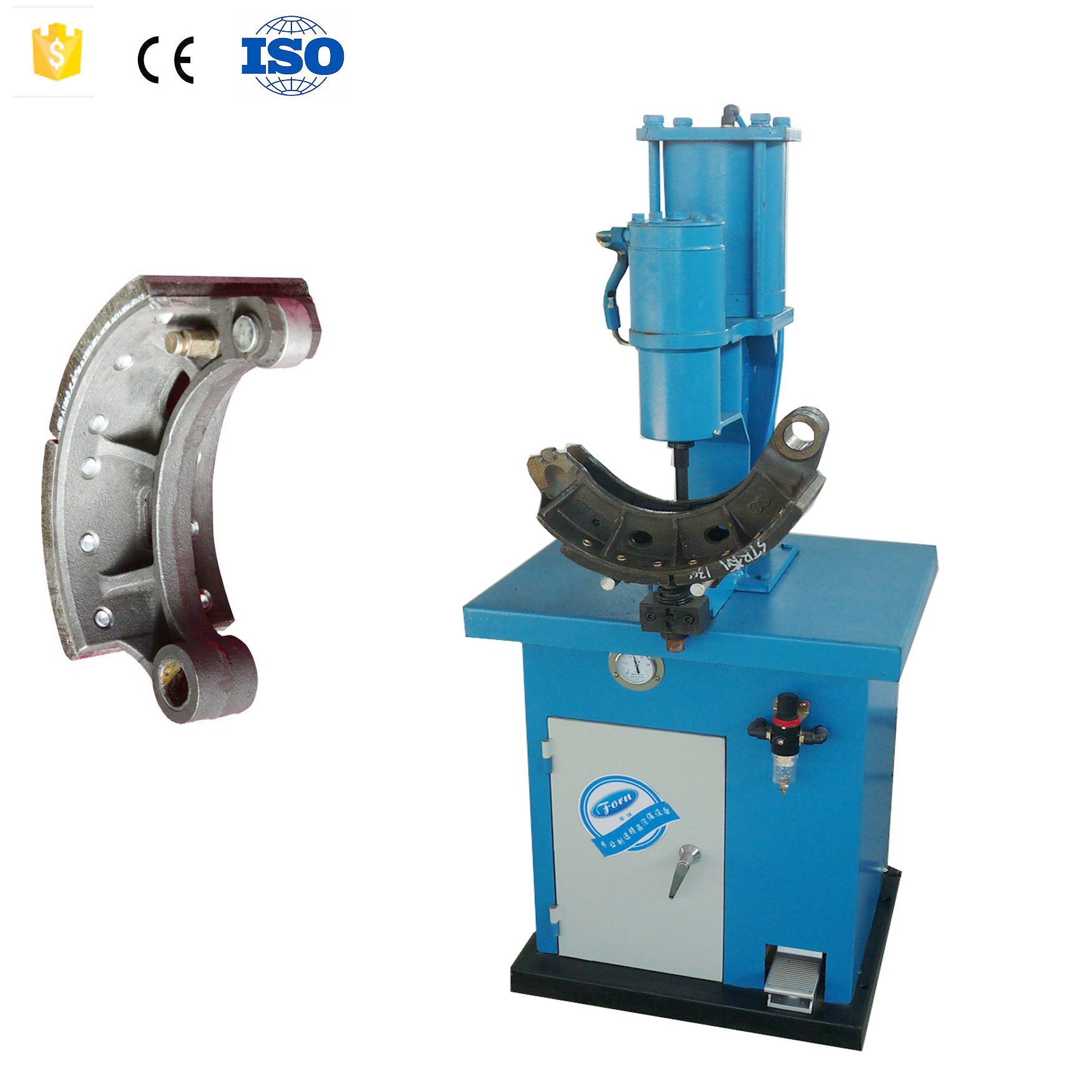 Factory Supply QYM-6 Pneumatic Brake Shoe Riveting Machine Brake Lining Riveting Machine