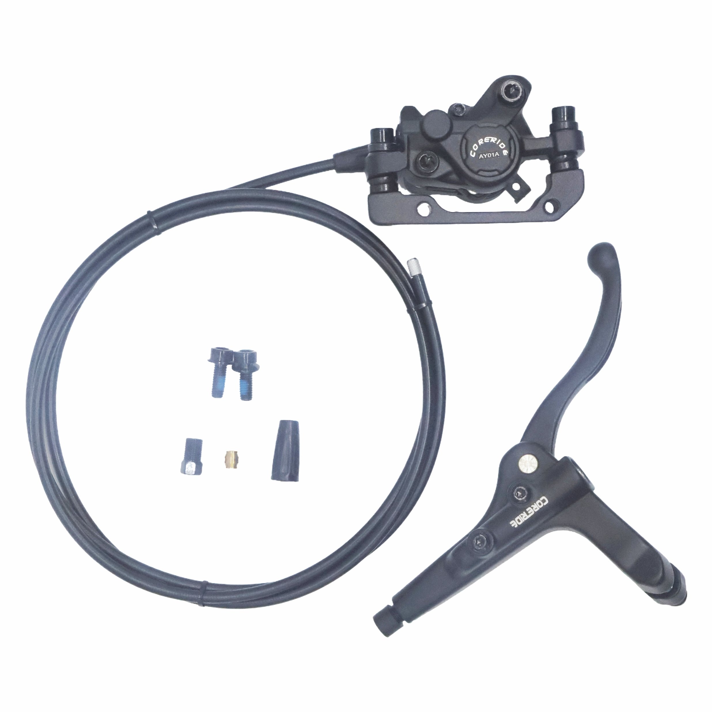 Mountain Bike Disc Brake Set Hydraulic Front Rear Caliper Hydraulic Brakes for Bikes Hydraulic Hose Sizes Can Be Customized
