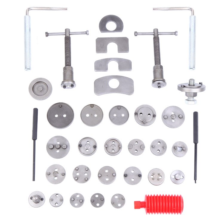 Hot Sale Auto Compressor Tool 35PCS Universal Disc Brake Piston Caliper Wind Back Tool Set Brake Caliper Tool