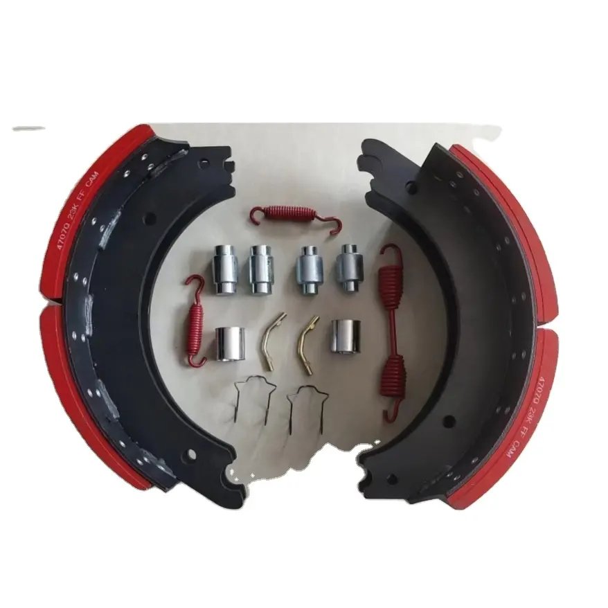 4707 4709 4515 American Trailer Heavy Duty Truck Brake Shoe With Repair Hardware Kit
