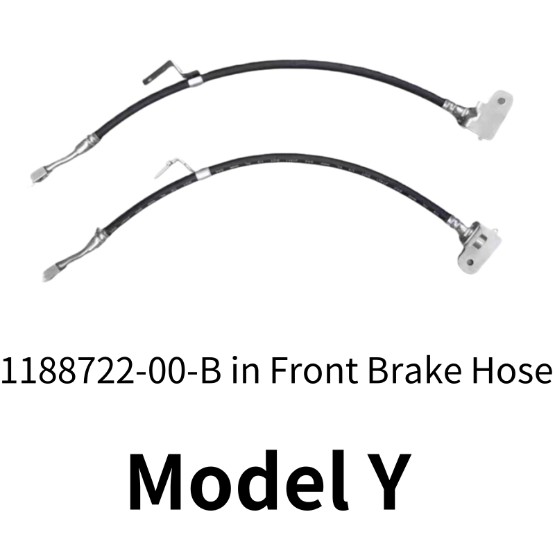 Auto Brake Hose Is Suitable for Tesla Model Y Auto Parts Brake Pipe 2021-24 1188722-00-B
