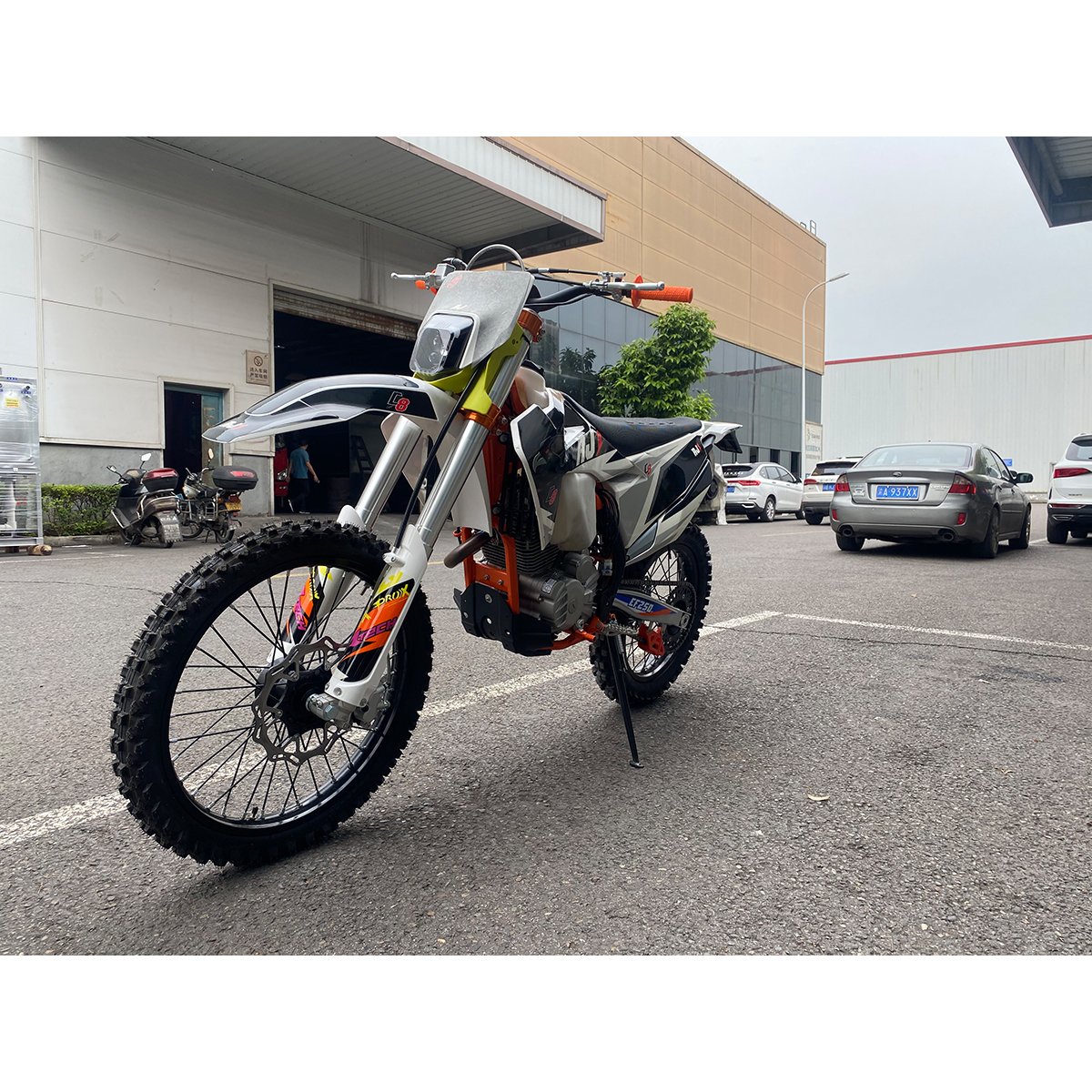 AJ1MOTO China Factory C7 21/18 CB223cc PR250cc NB300cc Gas Petrol Motocross Dirt Bike ForAdults Cheap Dirt Bikes