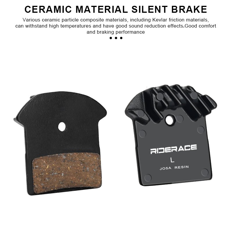 Riderace Hydraulic Disc Brake Pads MTB Bike Oil Brake Calipers Heat Dissipation Cooling Ceramics for J02A SLX M785 M8000 M9000