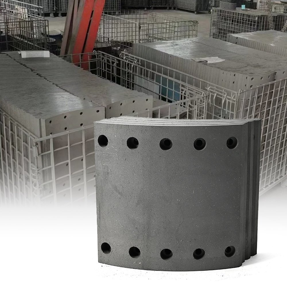 Factory Direct Sales Reasonable Price Brake Pad Lining Non-asbestos Brake Shoe Lining for Trucks