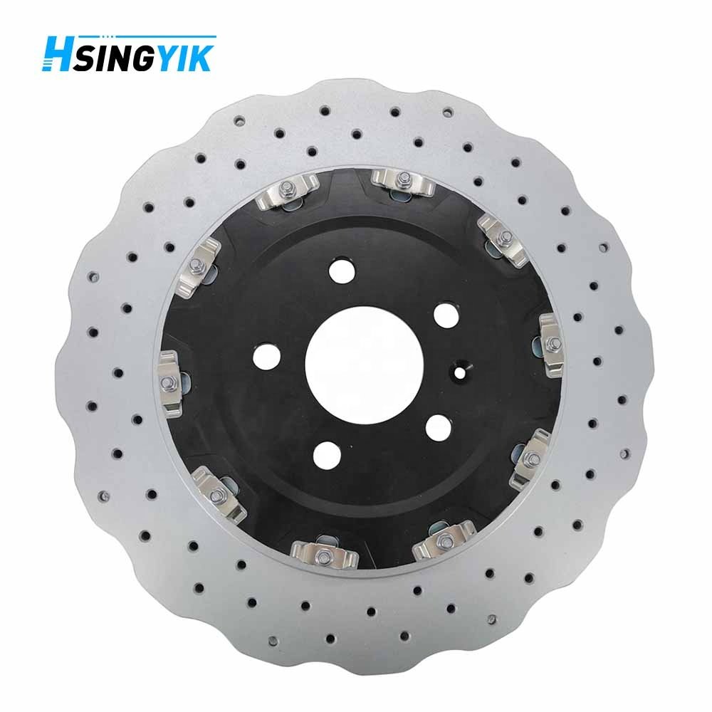 Hsingyik 4G8615601E 4G8615601 Rear Brake Disc Rotor for Audi RS7 4G8 Floating Wave Design