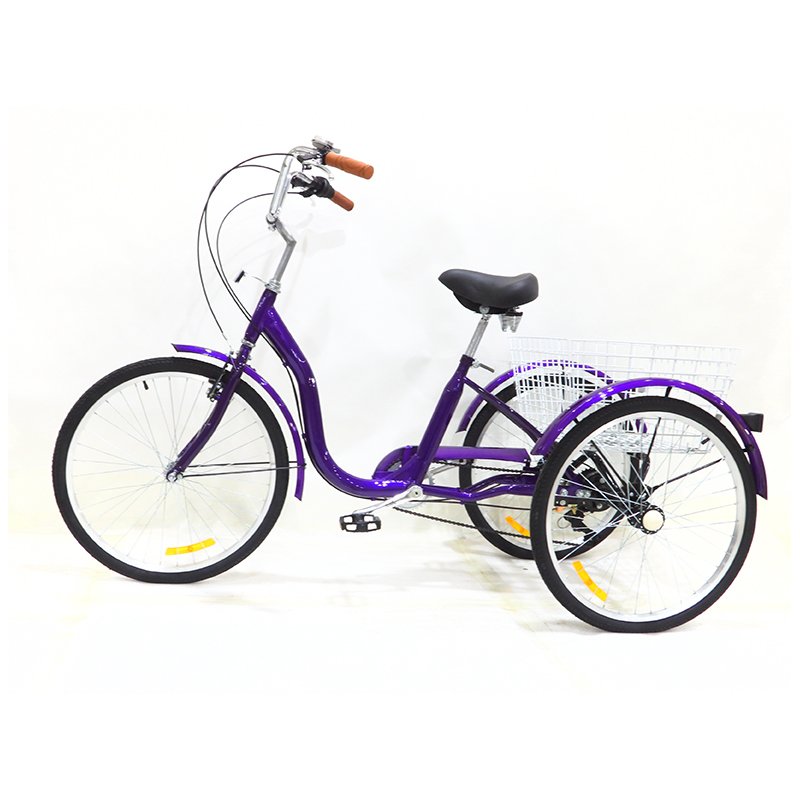 Pedicab Tricycle Velo Tricycle Bicicleta Triciclo Adulto 3 Wheeler Bikes for Adults Tricycles for Adults 26inch
