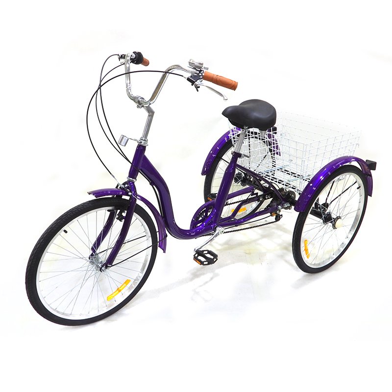 Pedicab Tricycle Velo Tricycle Bicicleta Triciclo Adulto 3 Wheeler Bikes for Adults Tricycles for Adults 26inch