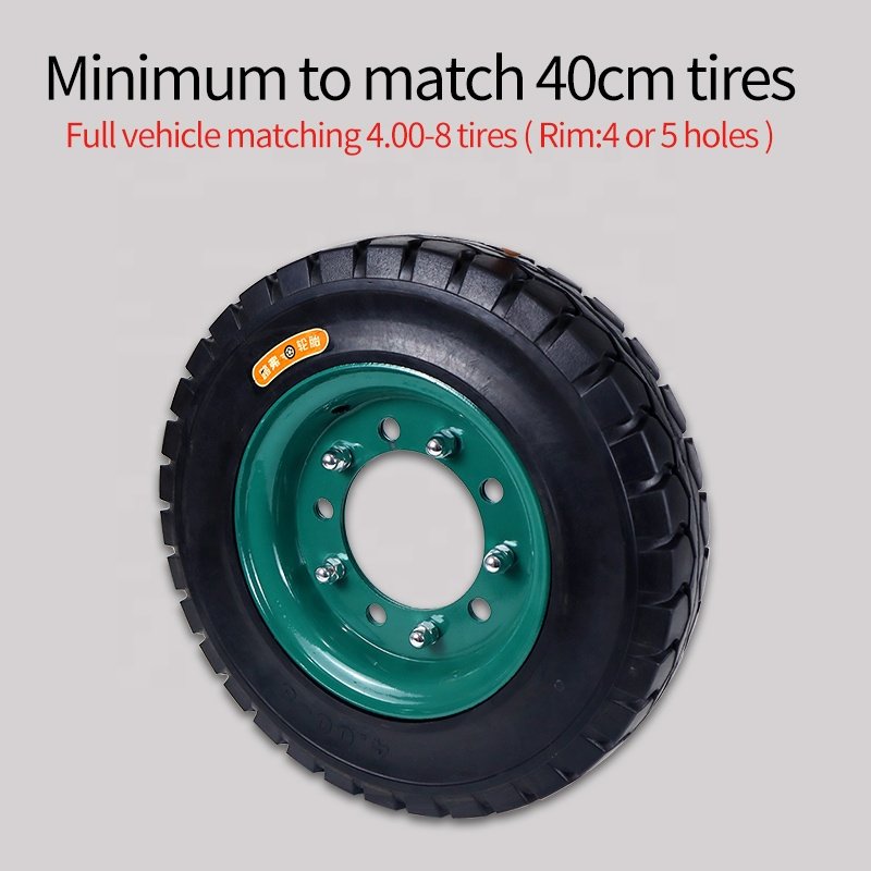 1500W Electric Car Conversion Kit Load 1 Tons Electric Brushless Rear Axle with Front Steering Axle Electric Car Accessories