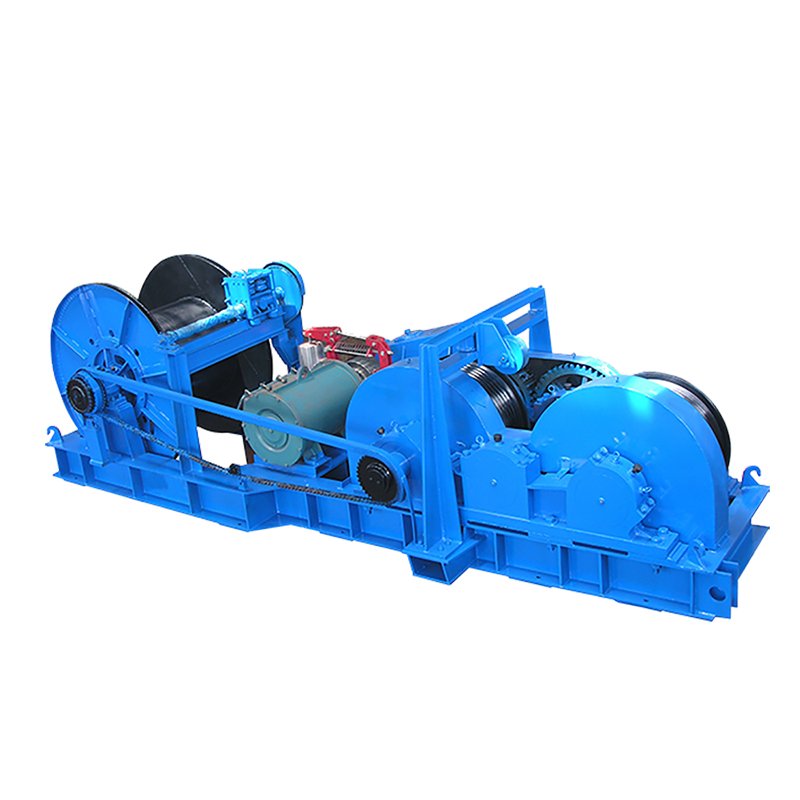 Electric Cable Pulling Winch Machine Disk Type Brake High Speed Double Drum Pulling Electric Winch 100ton