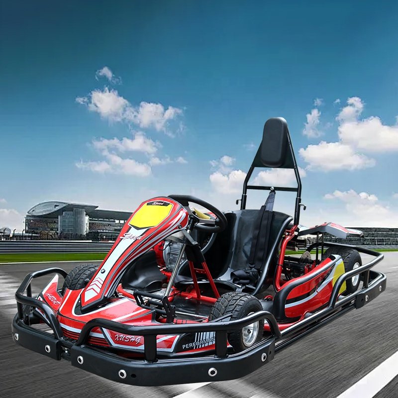Single Seat Go-Kart Four-Stroke 200cc Engine Go Kart Kids Wholesale Racing Go Karts for Sale