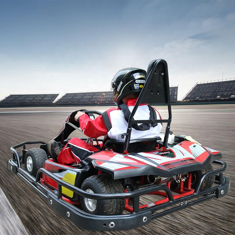 Single Seat Go-Kart Four-Stroke 200cc Engine Go Kart Kids Wholesale Racing Go Karts for Sale