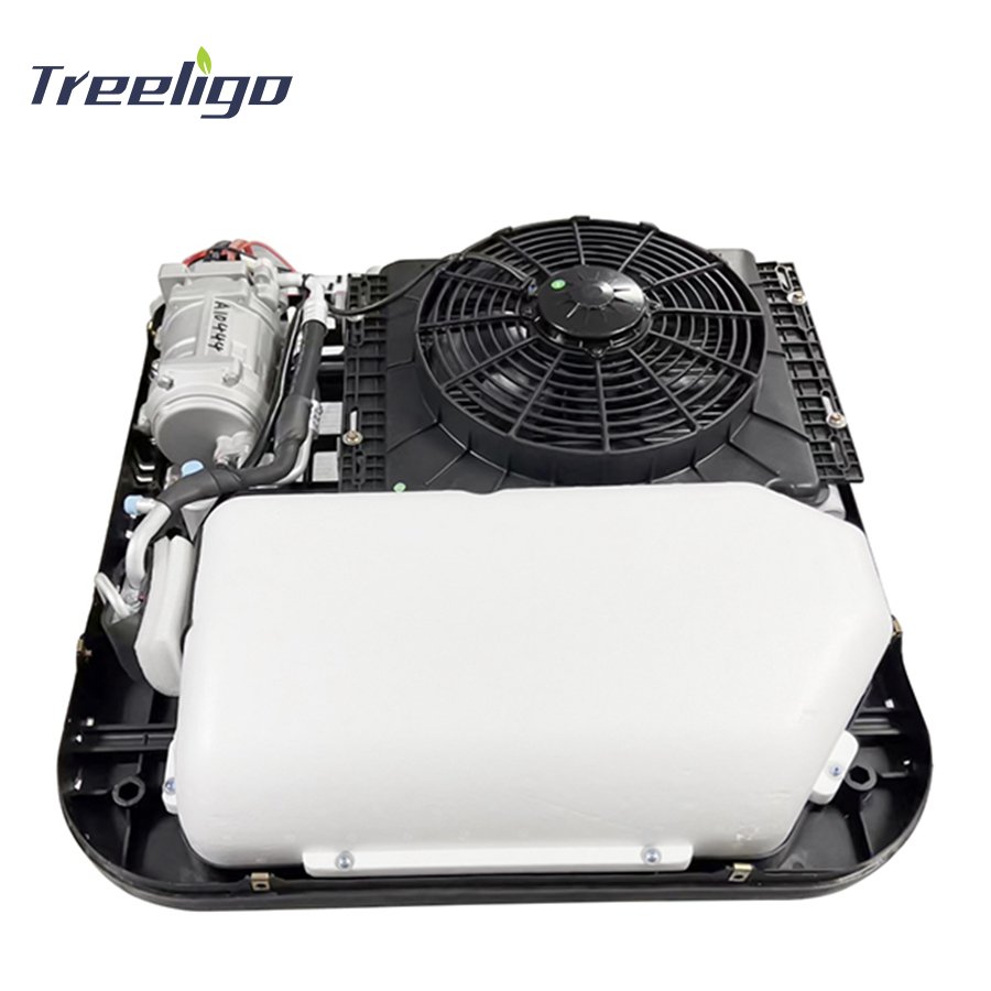 2024 New Type 12v 24V Rooftop Camper RV Trailer Truck Tractor 12 Volt Electric air Conditioner