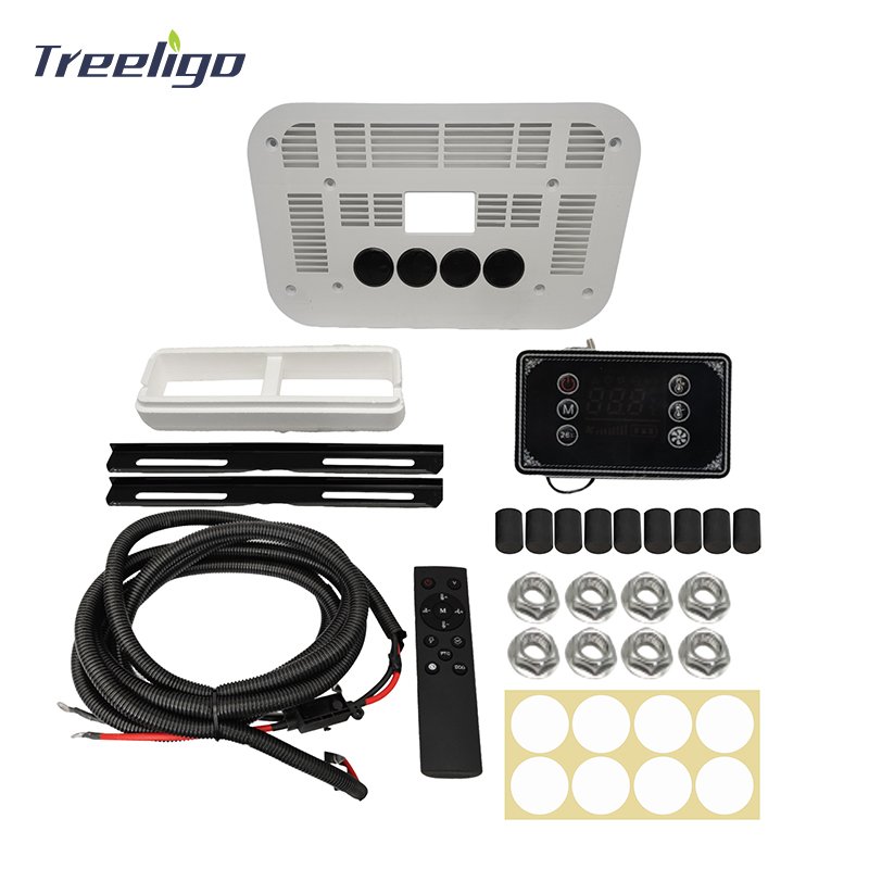 2024 New Type 12v 24V Rooftop Camper RV Trailer Truck Tractor 12 Volt Electric air Conditioner