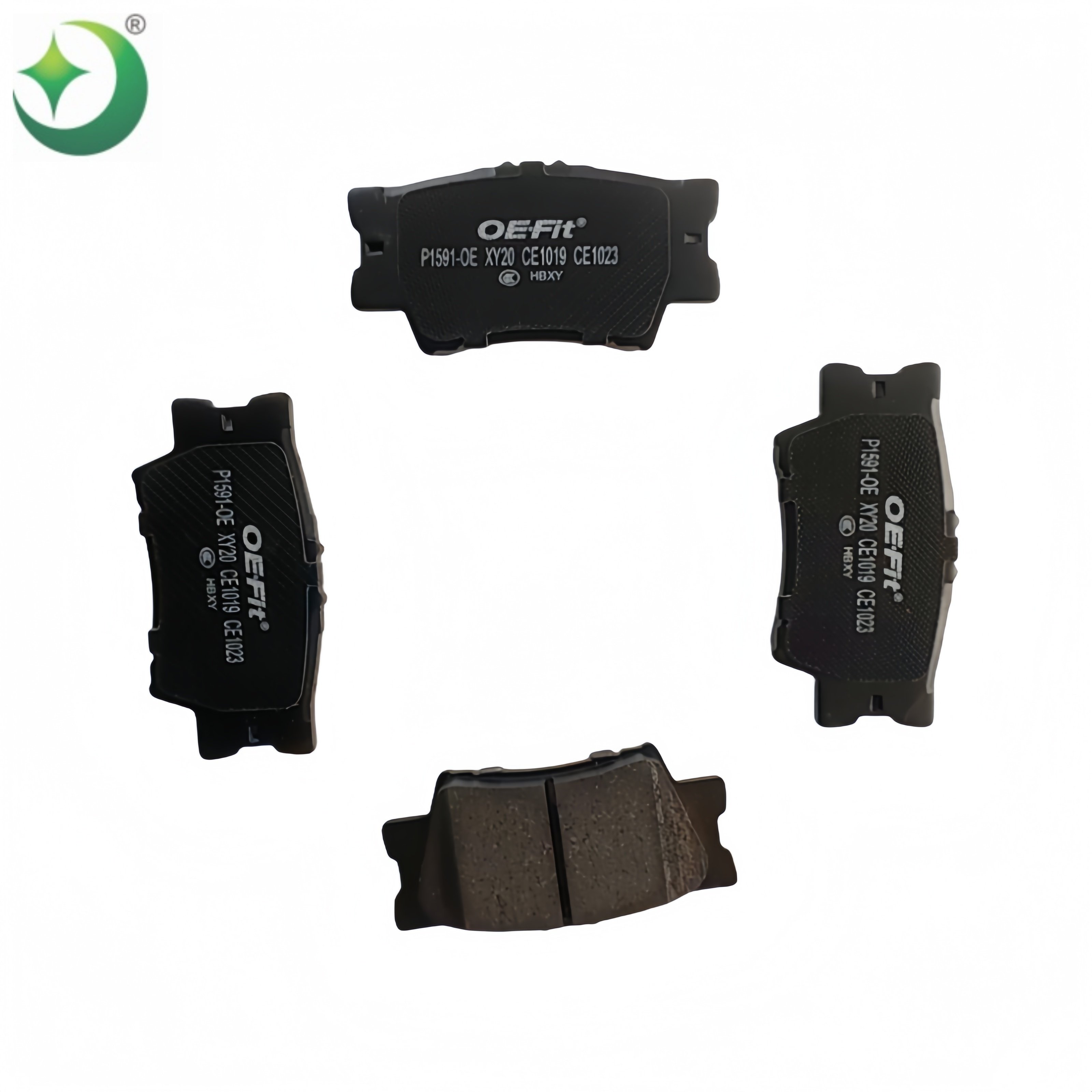 D1212-8332 04466-02220 Automatic Brake Systems Spare Parts Brake Pads for TOYOTA DAIHATSU