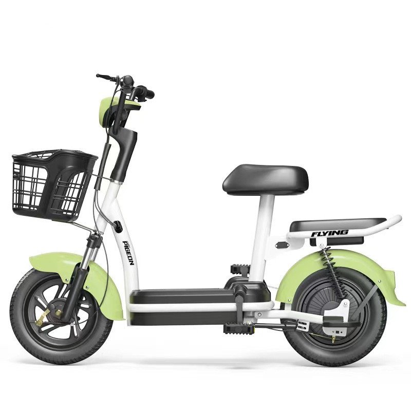 2024 Hot Sale Electric Bike 3 Speed Lead Acid Battery 350W 14 Inch City Electric Bicycle Small Ebike
