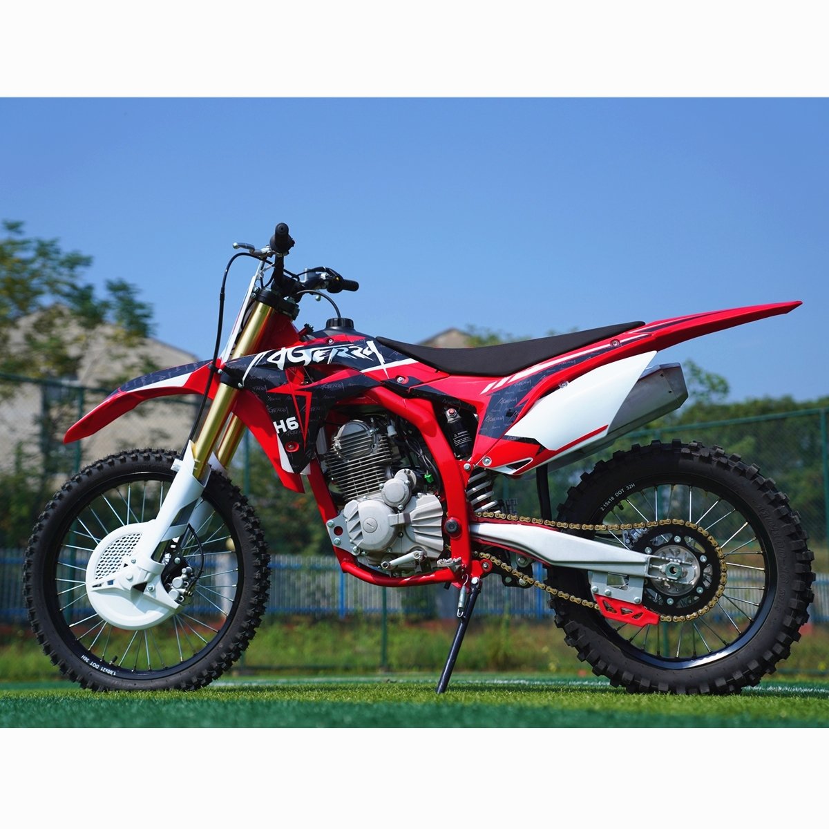AJ1MOTO FACTORY H6 21/18 Cheap 250cc Dirt Bikes off Road Sports Motorcycle Gas Petrol Dirt Bike